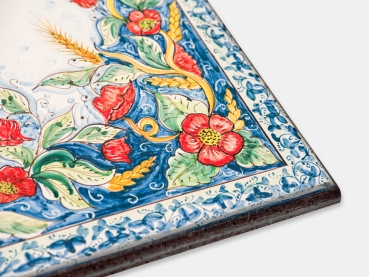 Quadratischer Tisch aus Lavastein